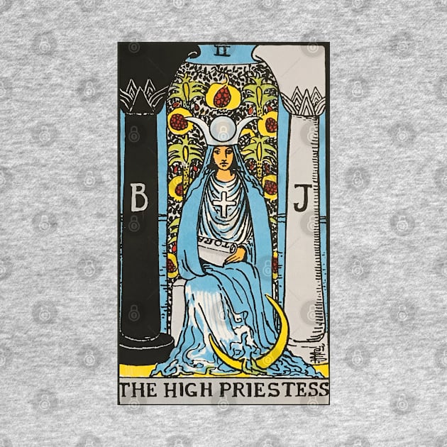 The High Priestess tarot card by Nate's World of Tees